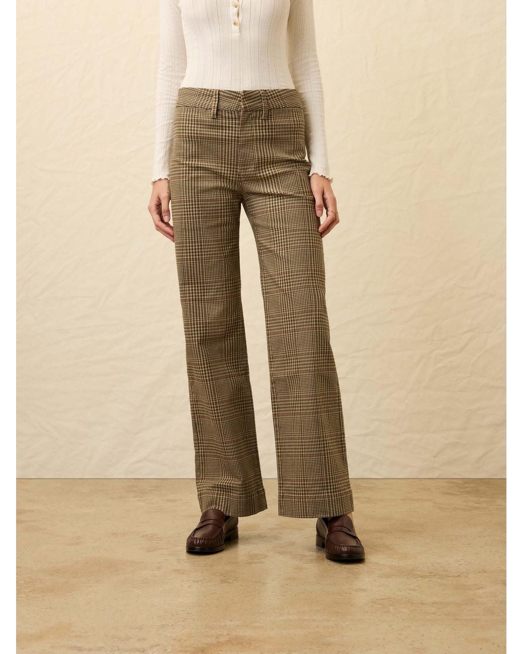 Faherty Brand Natural Twill Tide Slim Straight Pants