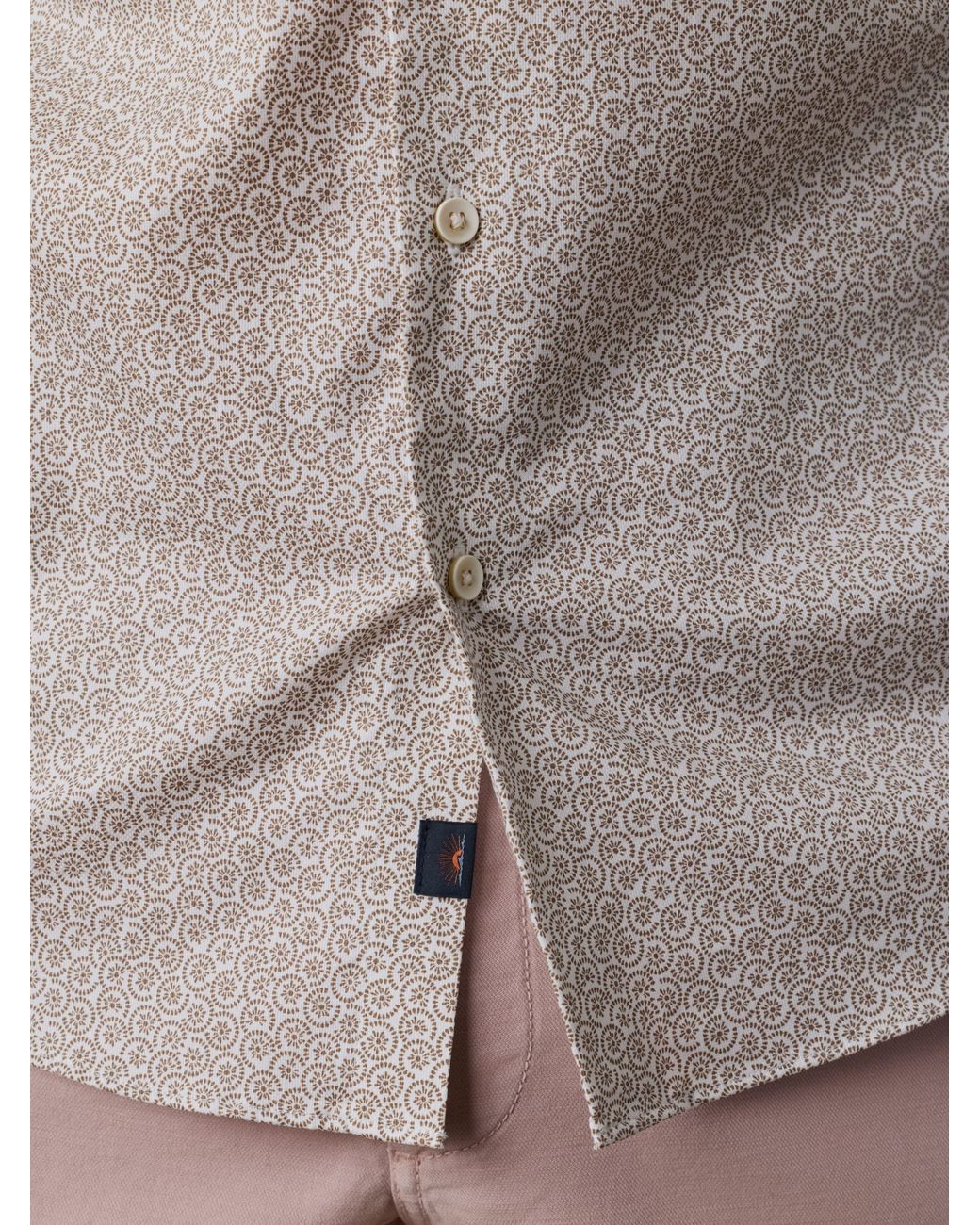 Faherty Brand Brown Short-Sleeve Movement Monterey Shirt for men