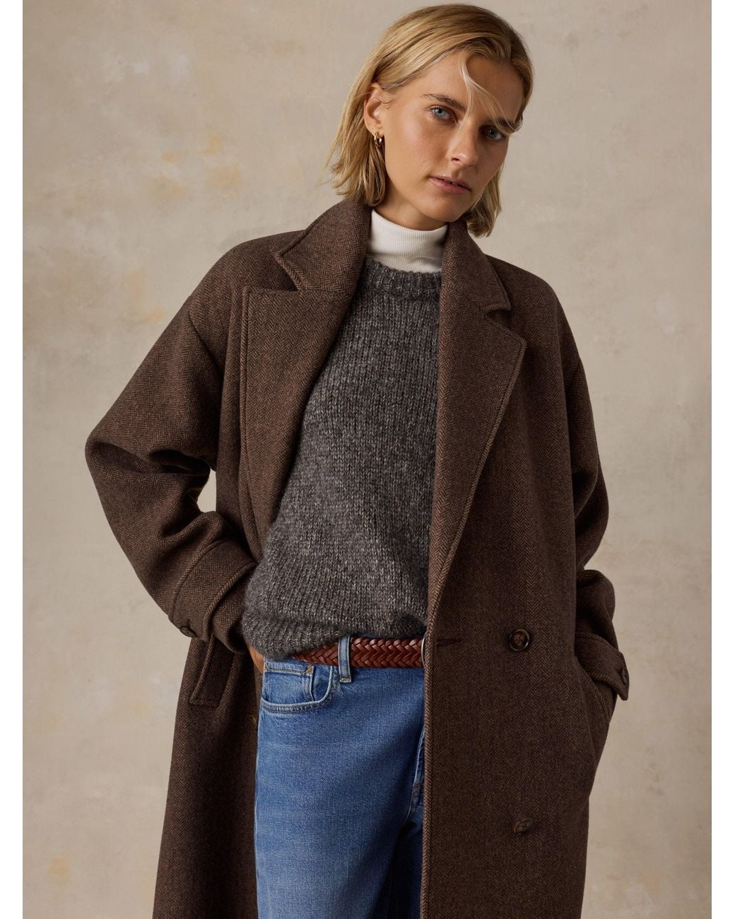 Faherty Brand Multicolor Meridian Knit Coat