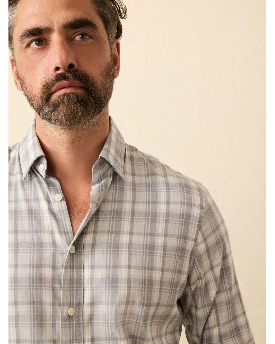 Faherty Brand Natural The Movement Shirt for men
