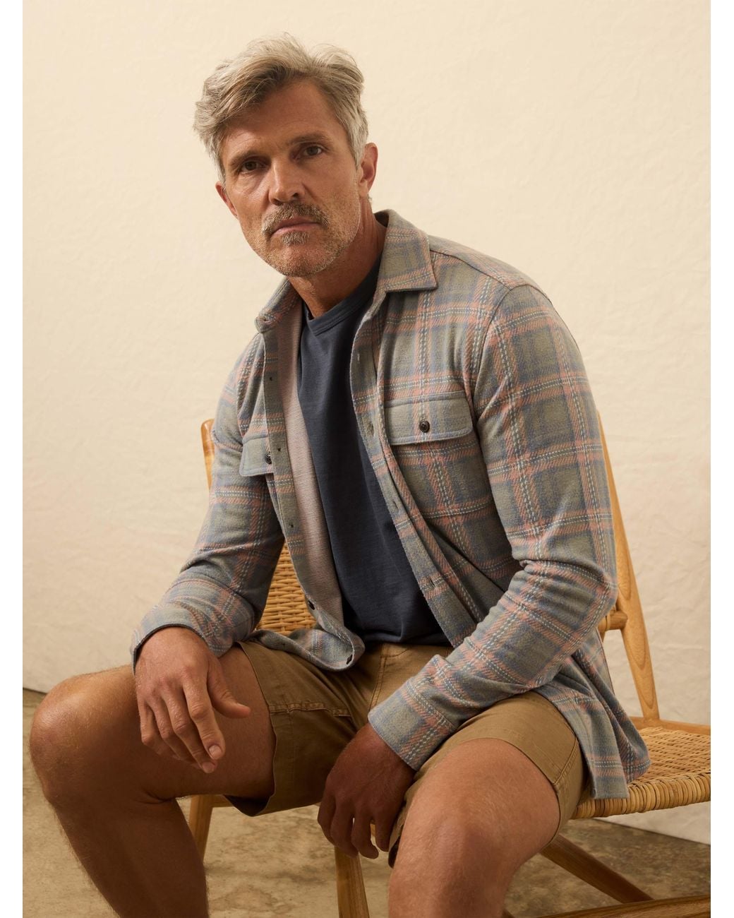 Faherty Brand Brown Legend&Trade; Sweater Shirt for men