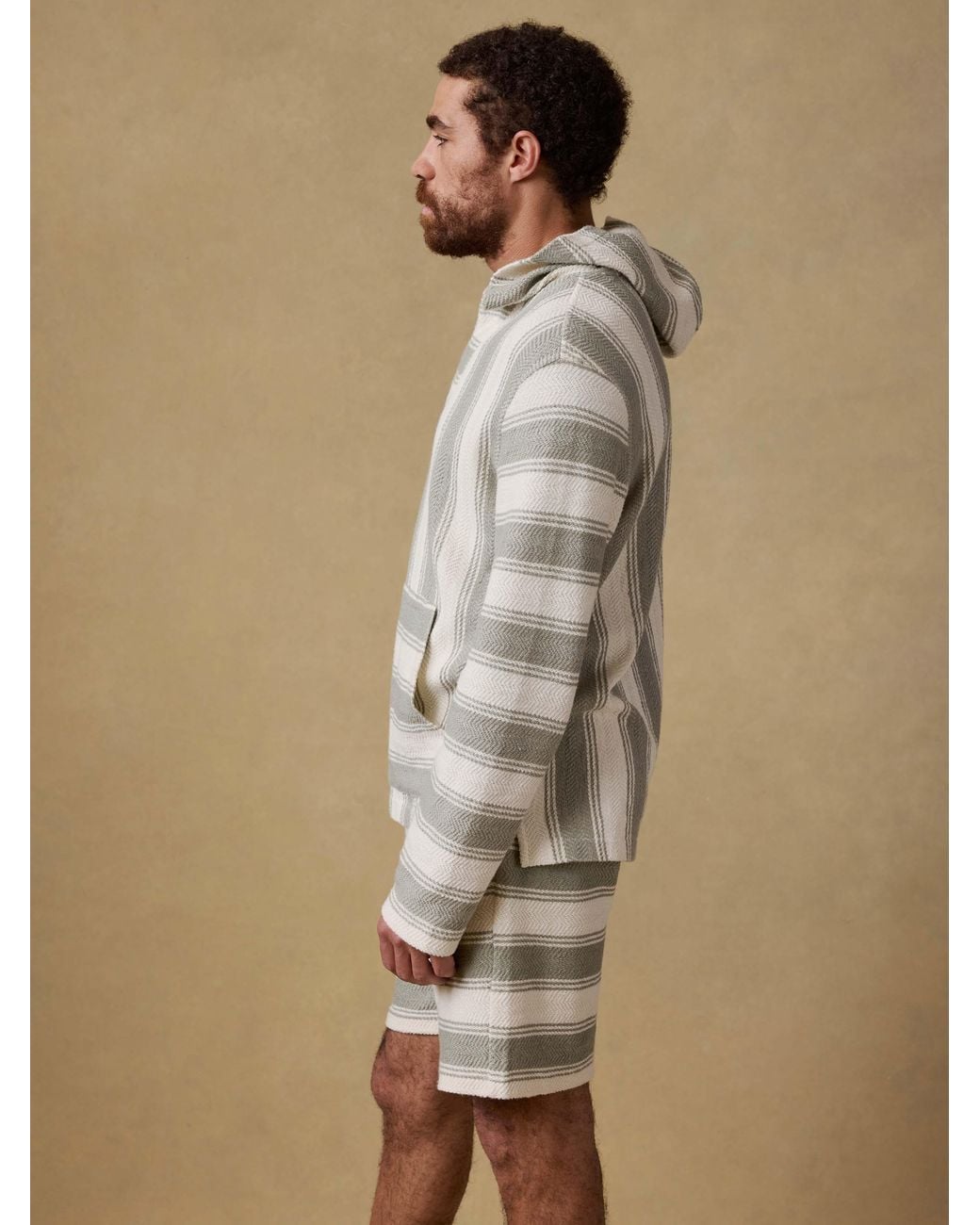 Faherty Brand Natural Whitewater Hoodie for men