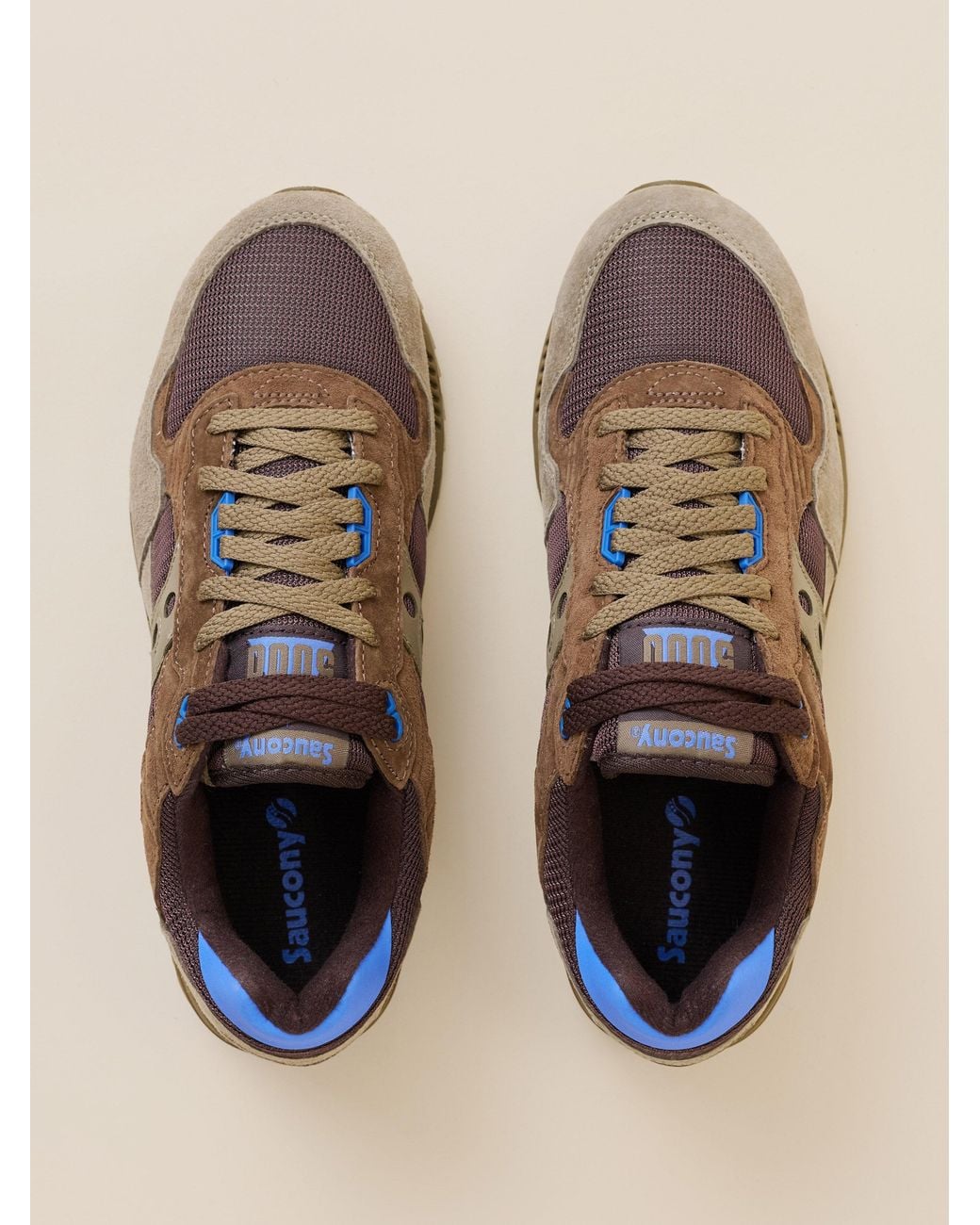 Faherty Brand Brown Saucony Shadow 5000 for men