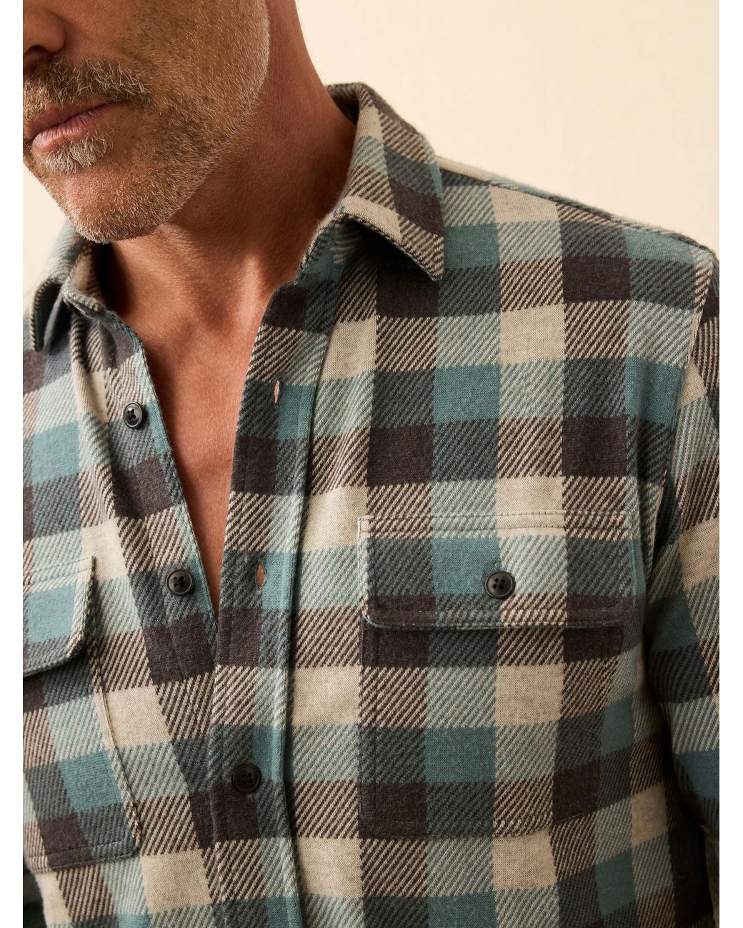Faherty Brand Multicolor Legend Sweater Shirt for men