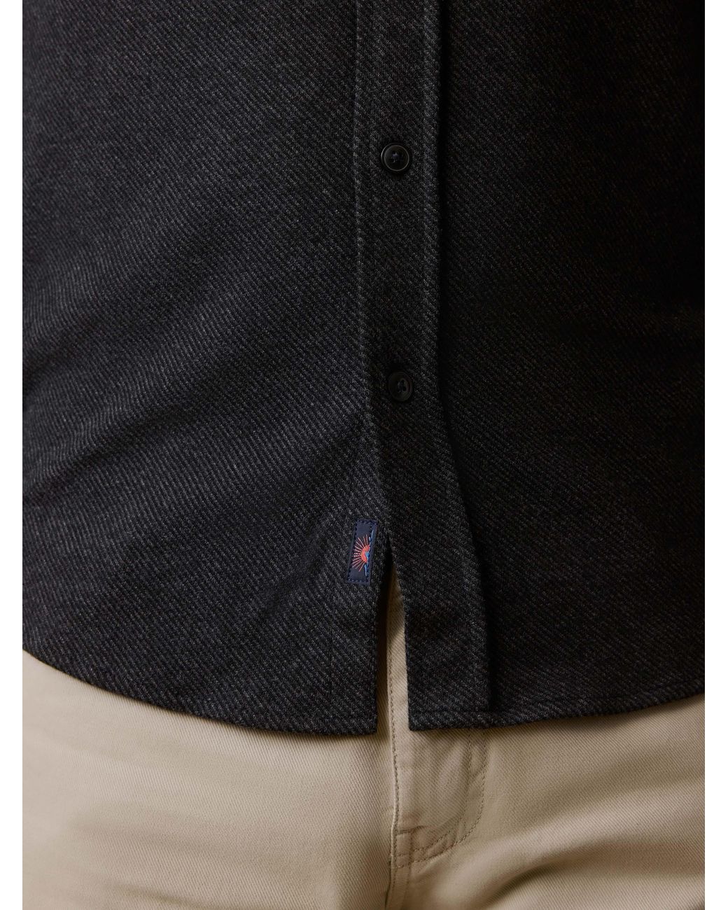 Faherty Brand Black Legend Sweater Shirt for men