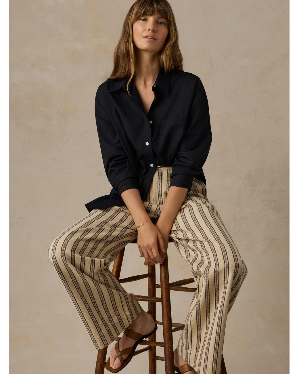 Faherty Brand Brown Summit Pleated Pants