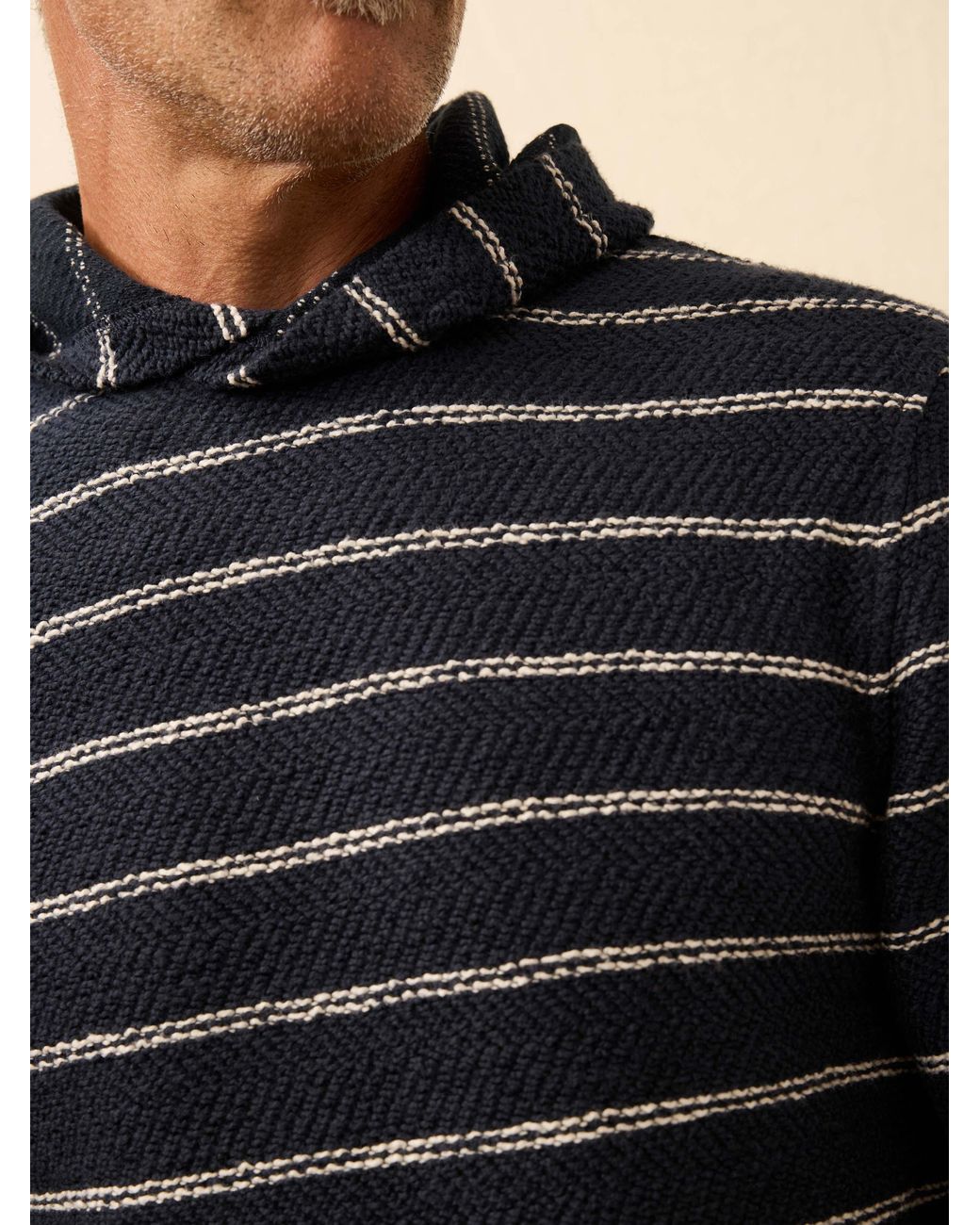 Faherty Brand Black Whitewater Hoodie for men