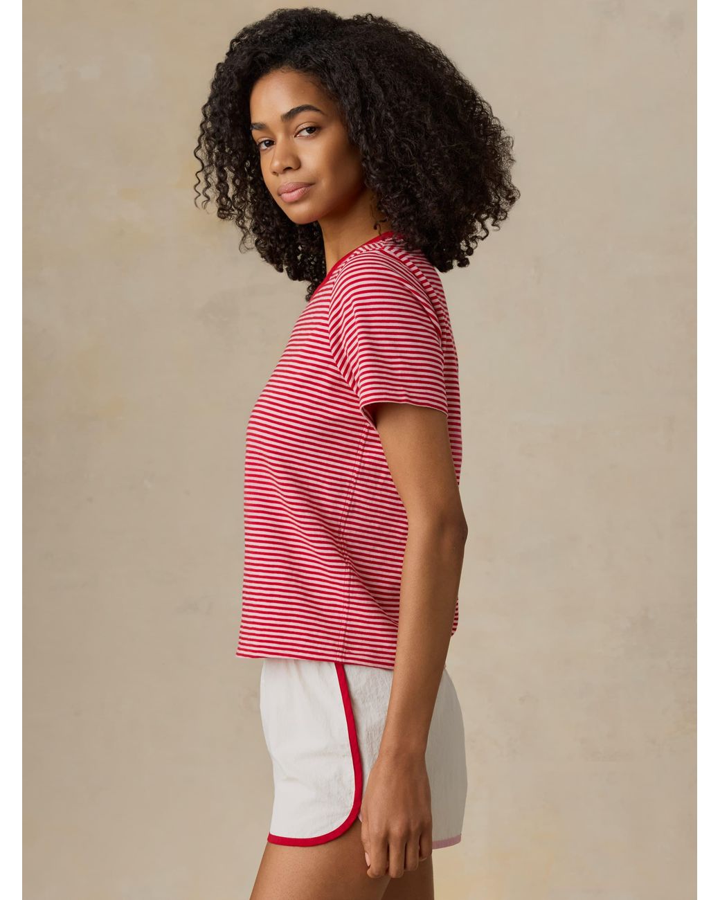 Faherty Brand Pink Sunwashed Regenerative T-Shirt