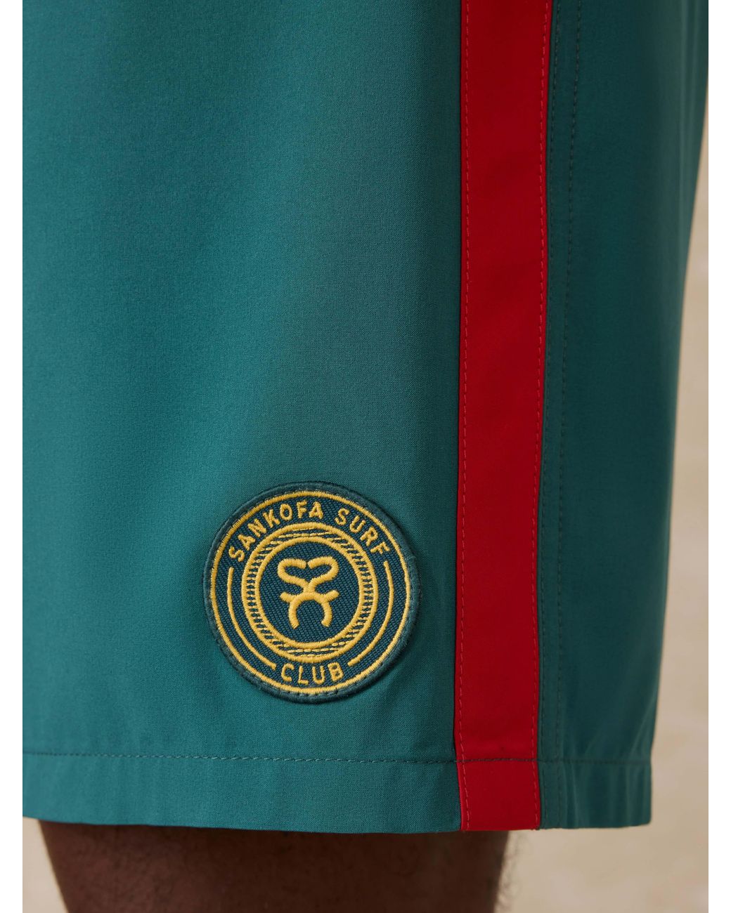 Faherty Brand Green Surf Ghana Boardshort for men