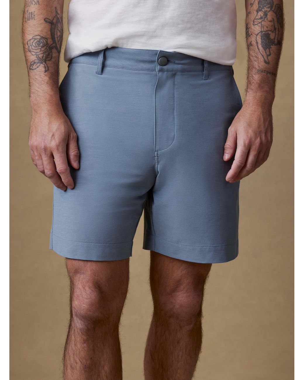Faherty Brand Blue All Day Short (5" for men