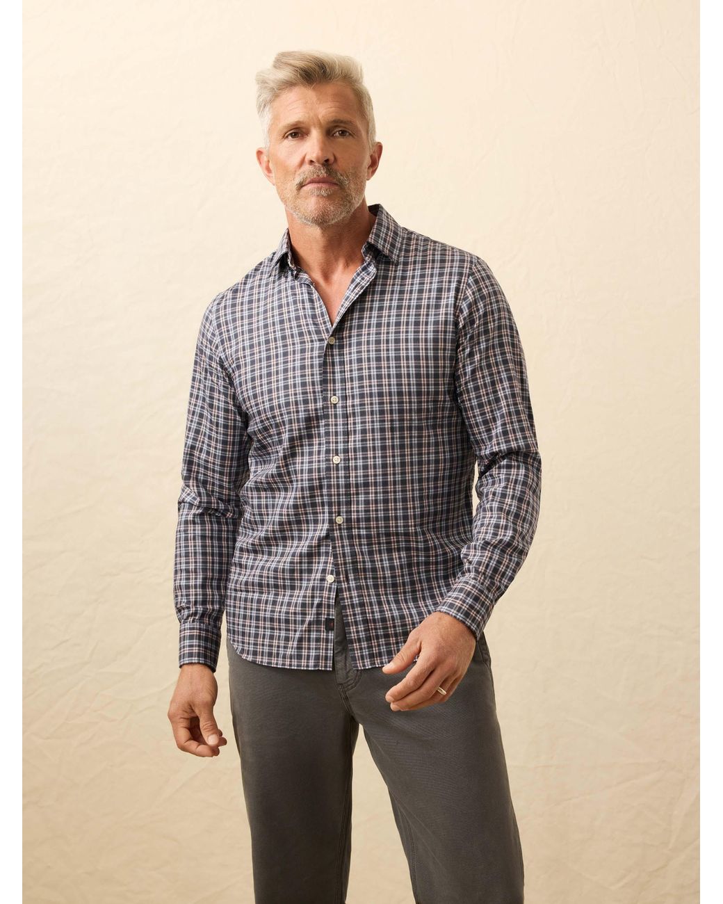 Faherty Brand Natural The Movement Shirt for men