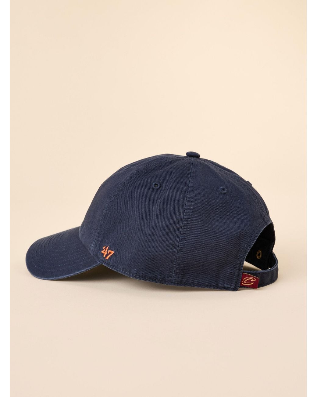 Faherty Brand Blue Cleveland Cavaliers X '47 Clean Up Hat