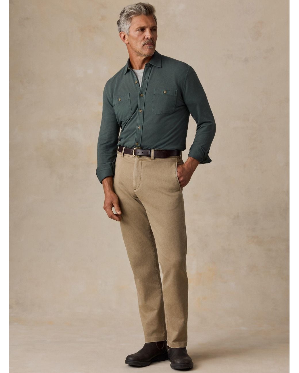 Faherty Brand Multicolor Field Knit Shirt for men