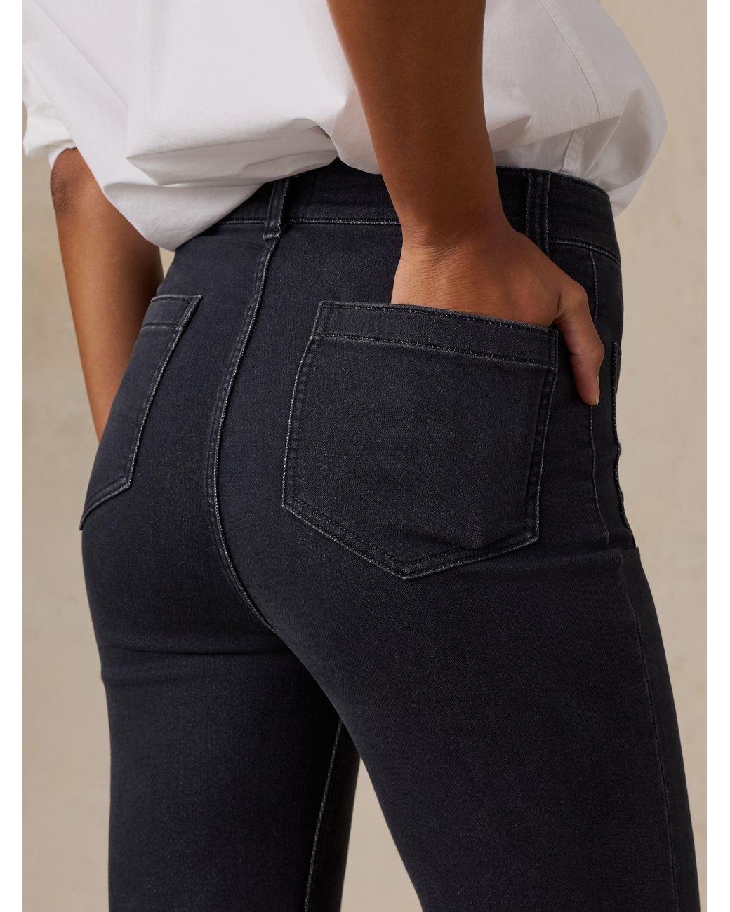 Faherty Brand Natural Stretch Terry Patch Pocket Ankle Pants