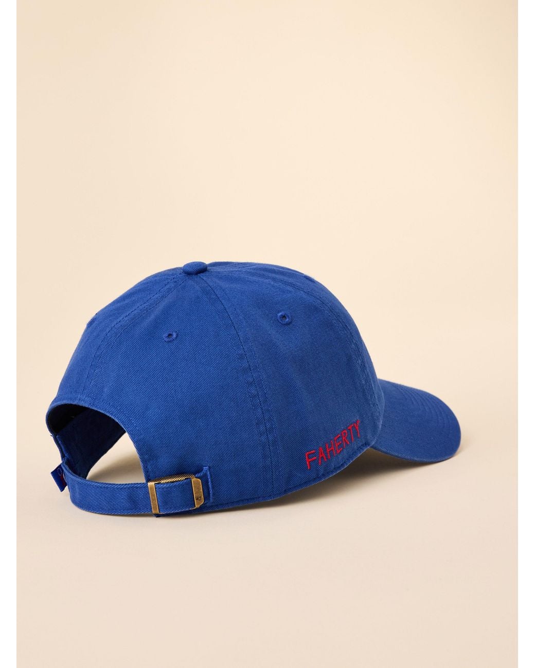 Faherty Brand Blue Philadelphia 76Ers X '47 Clean Up Hat