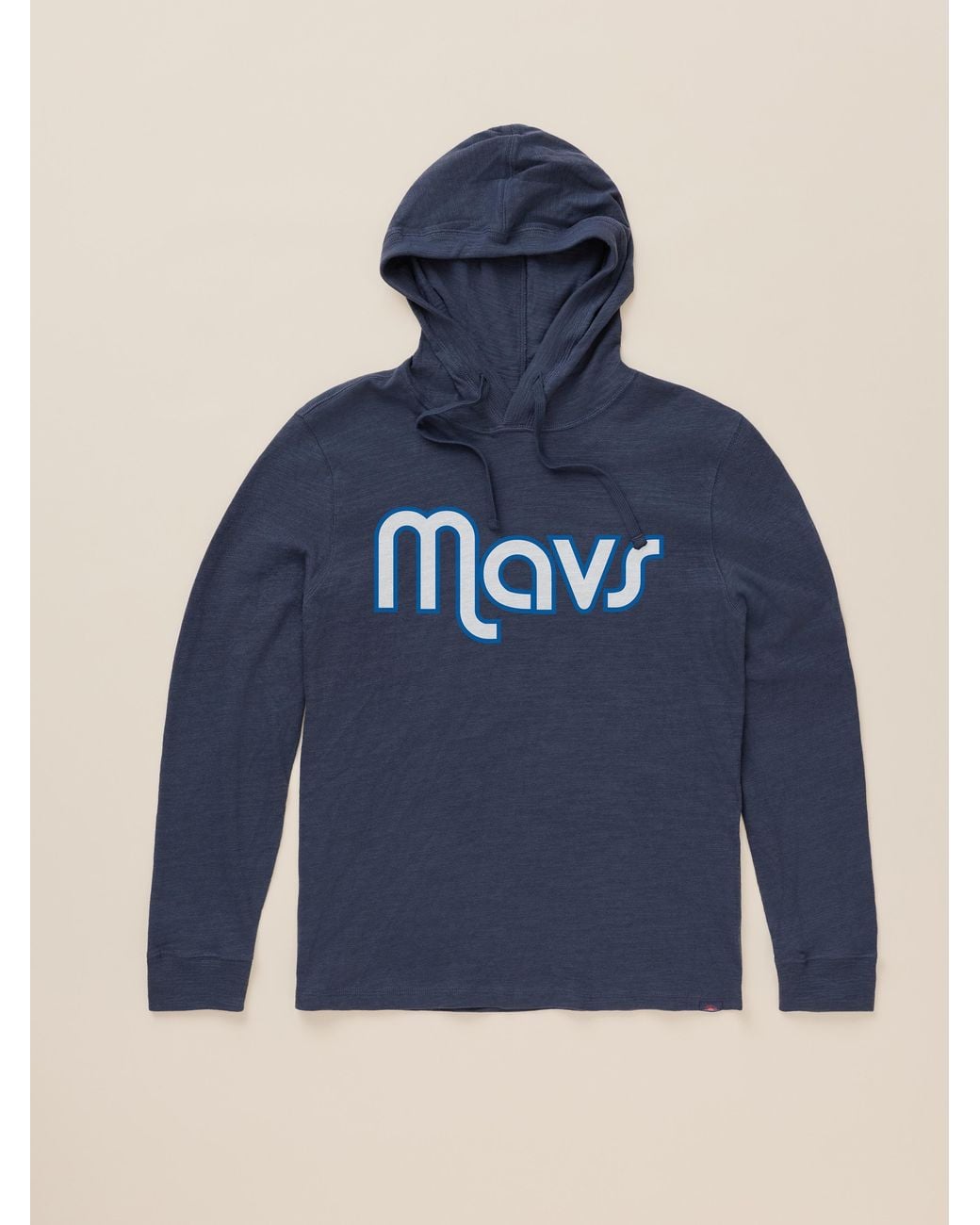 Faherty Brand Blue Dallas Mavericks Sunwashed Organic Hoodie for men