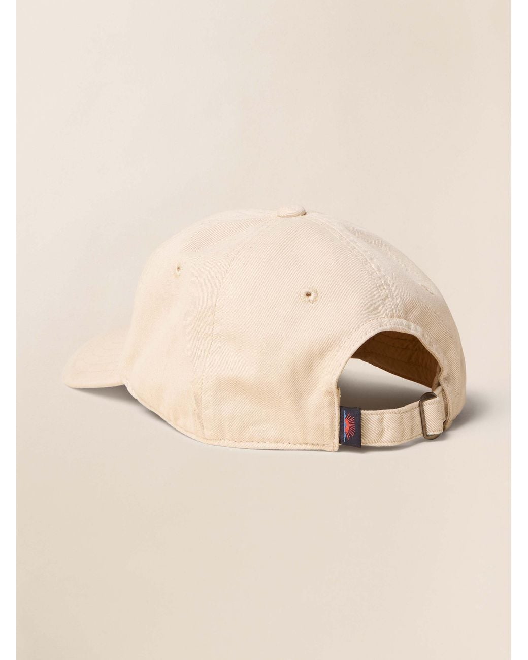 Faherty Brand Natural Sunwashed Twill Baseball Hat