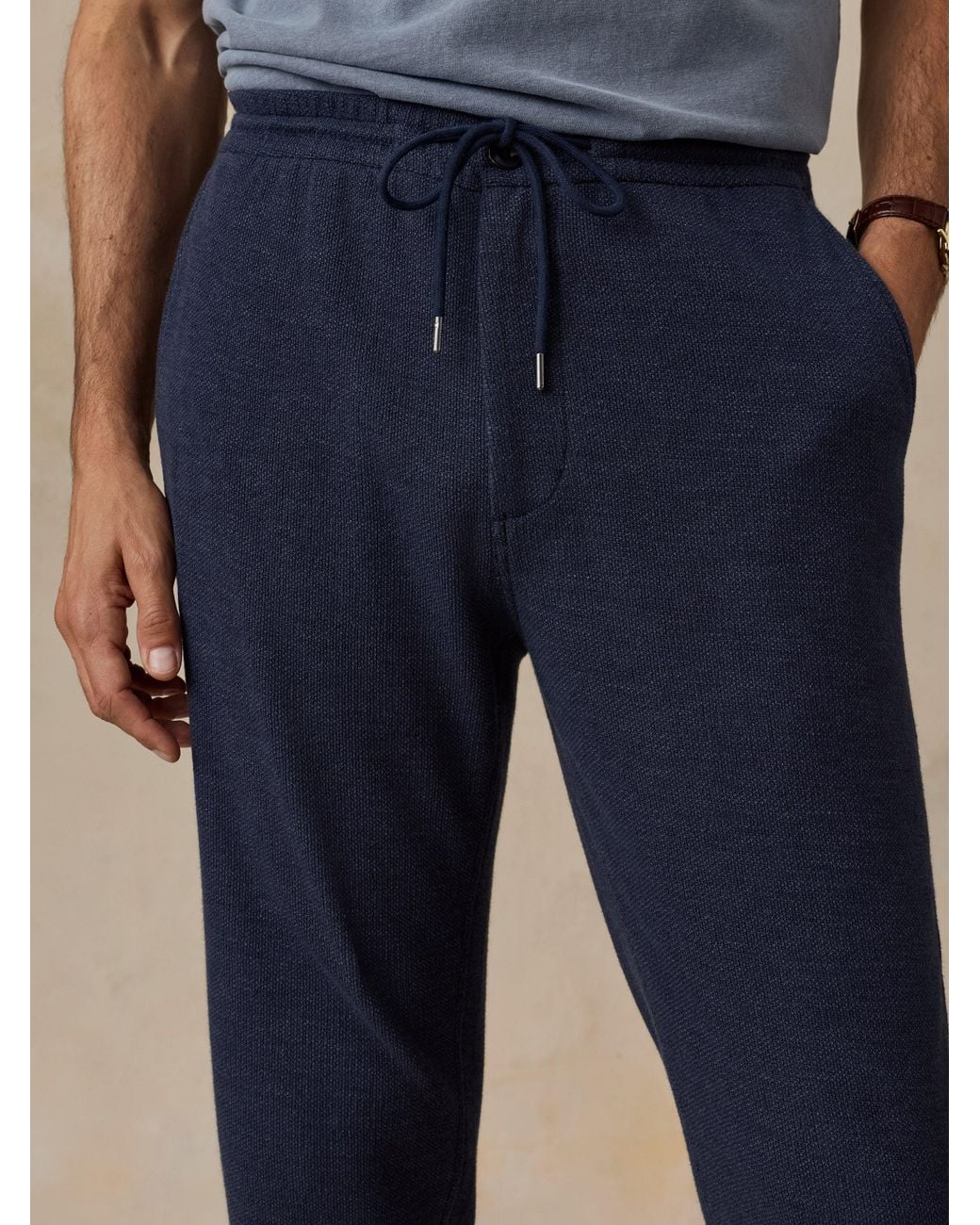 Faherty Brand Natural Highland Knit Pants for men