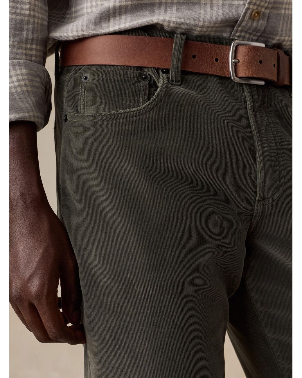 Faherty Brand Natural Stretch Terry Corduroy 5-Pocket Pants for men