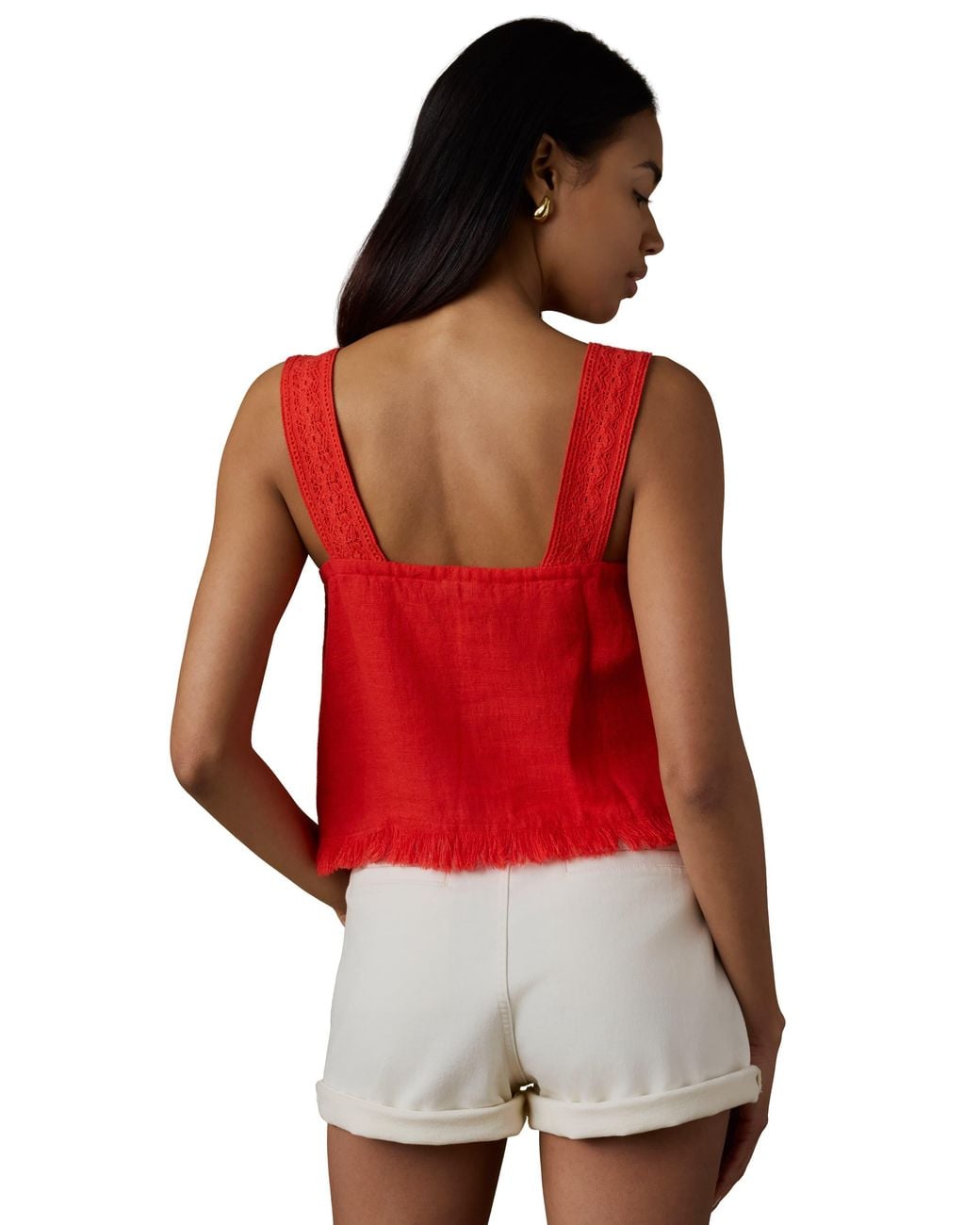 Faherty Brand Red Sunny Top