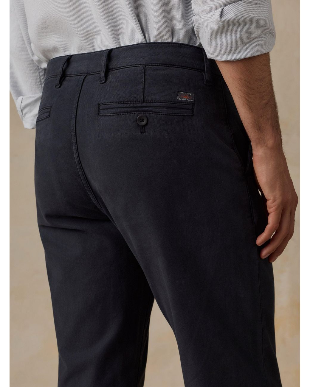 Faherty Brand Blue Coastline Chino Pants for men