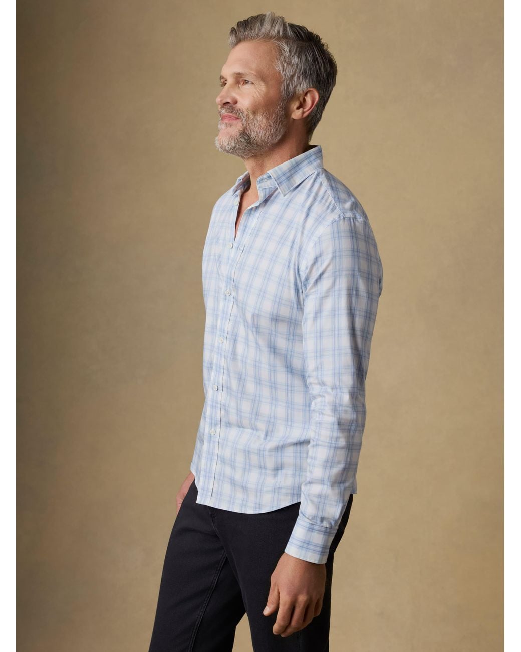 Faherty Brand Blue The Movement Shirt for men