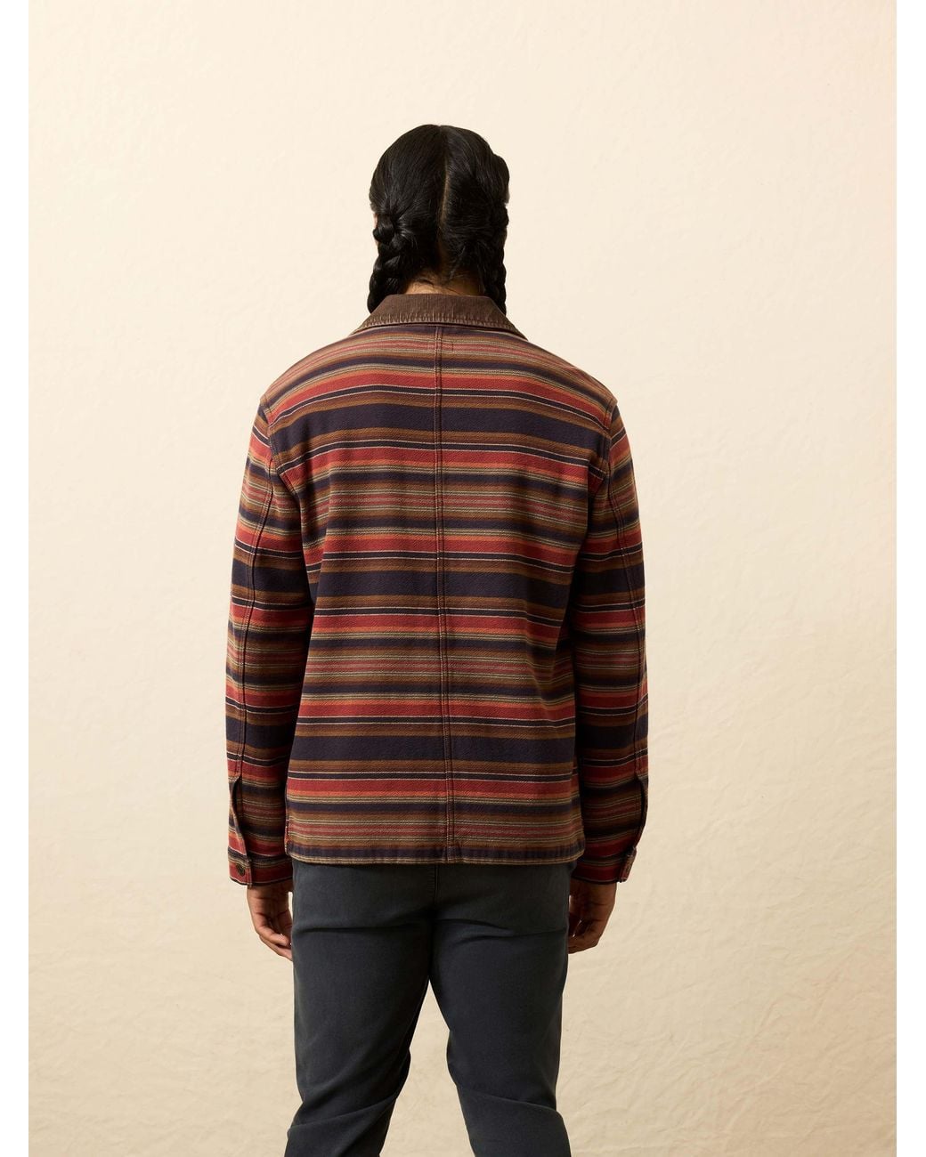 Faherty Brand Multicolor High Ridge Twill Studio Jacket