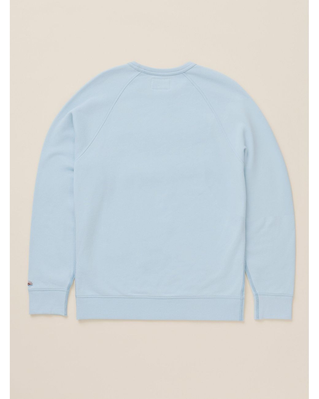 Faherty Brand Blue High Standard Fleece Crewneck T-Shirt for men