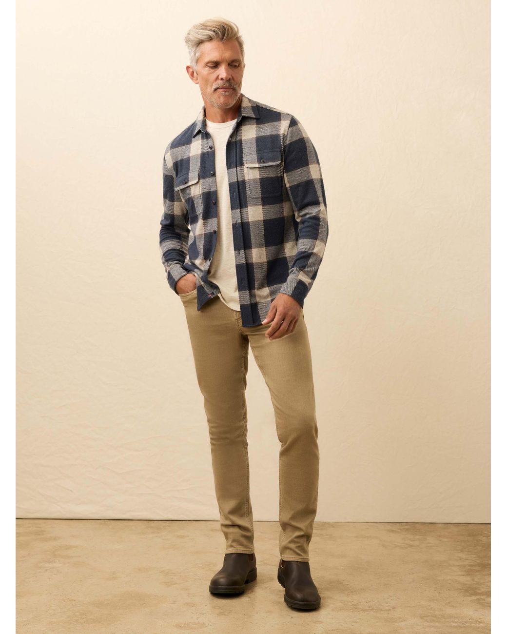Faherty Brand Natural Legend Sweater Shirt for men