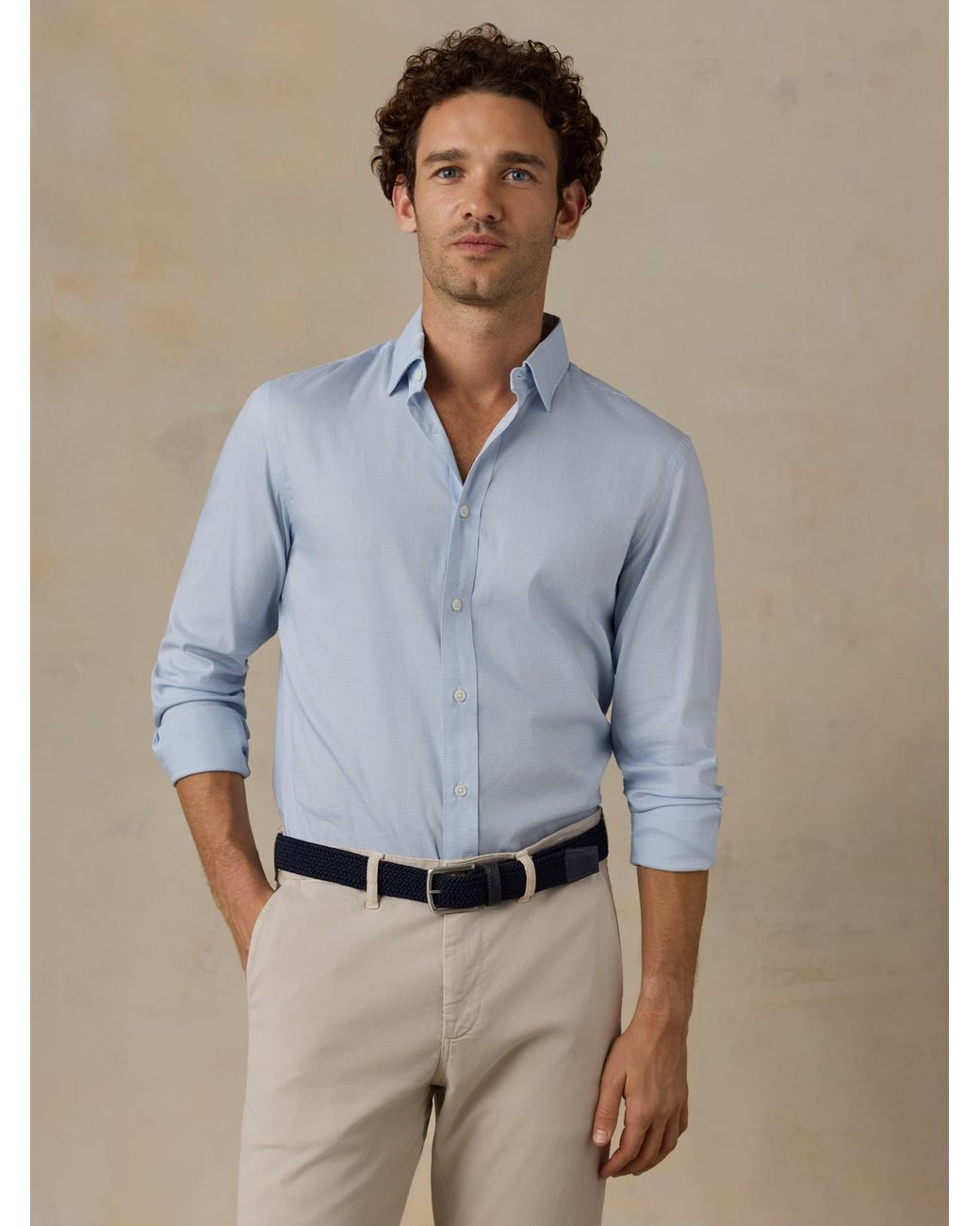 Faherty Brand Blue The Movement Shirt for men