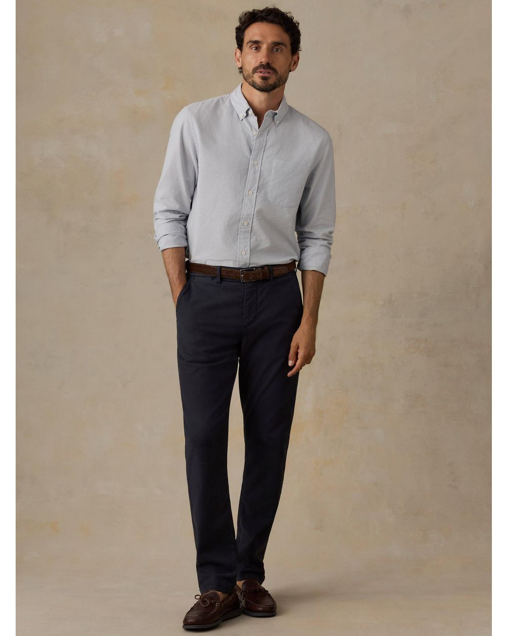 Faherty Brand Blue Coastline Chino Pants for men