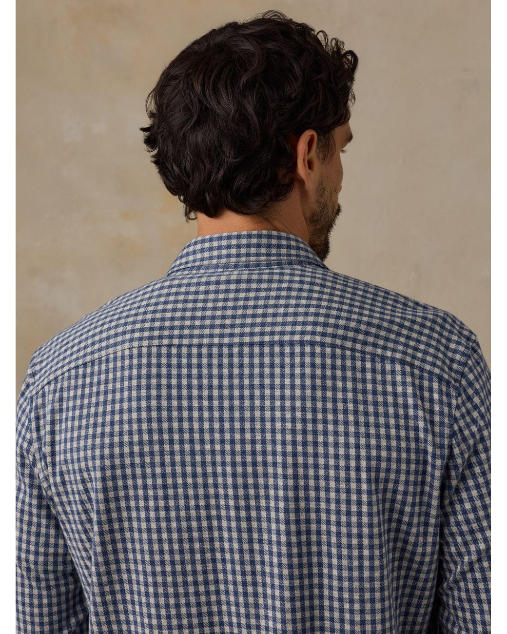Faherty Brand Blue Coastline Knit Shirt for men