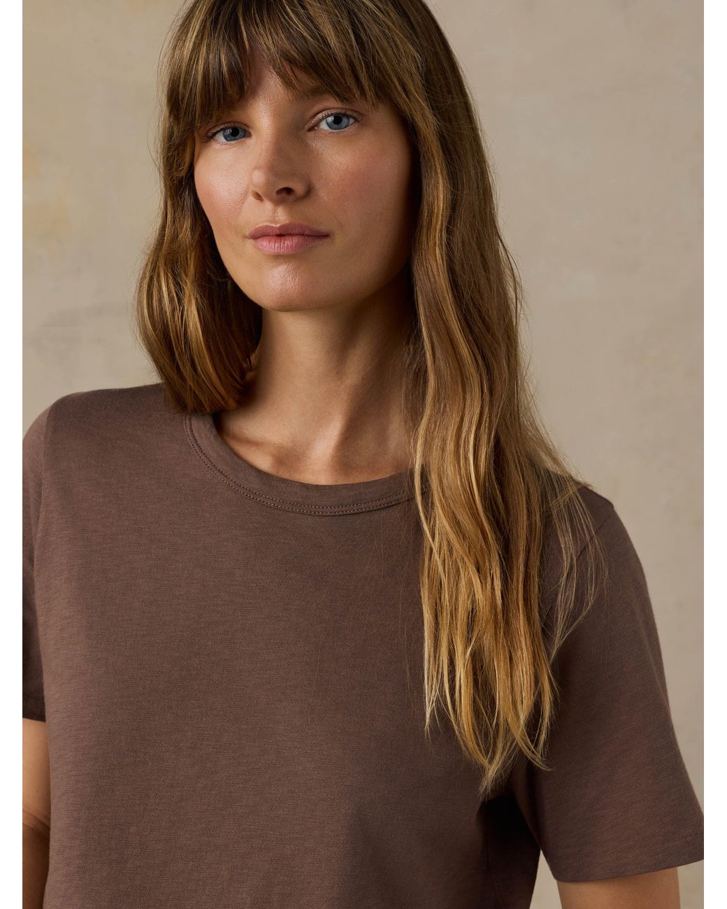 Faherty Brand Brown Sunwashed Regenerative T-Shirt