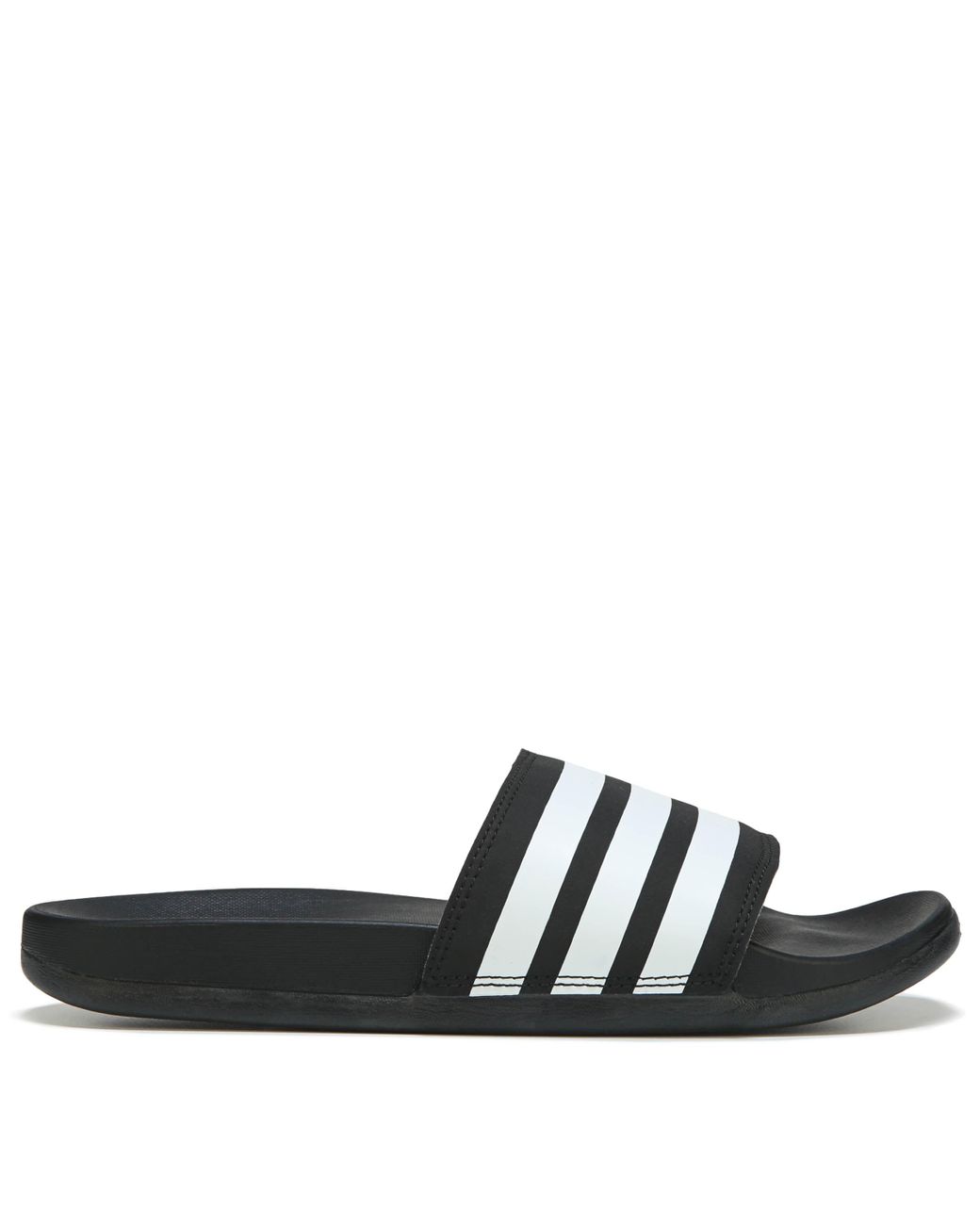 adidas Synthetic Adilette Slide Sandals in Black/White (Black) - Save 44% - Lyst