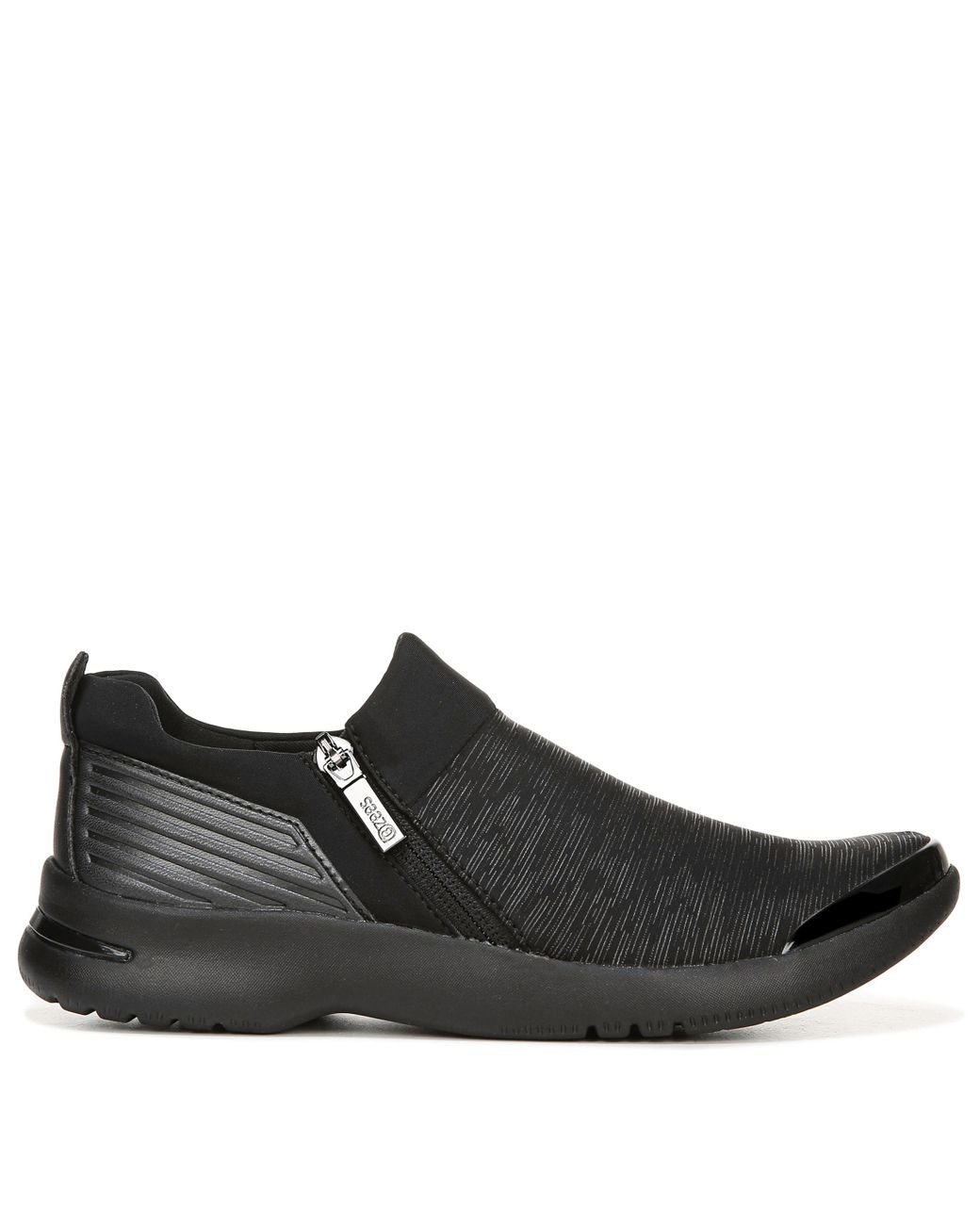 Bzees Axis Medium/wide Slip On Sneakers in Black - Lyst