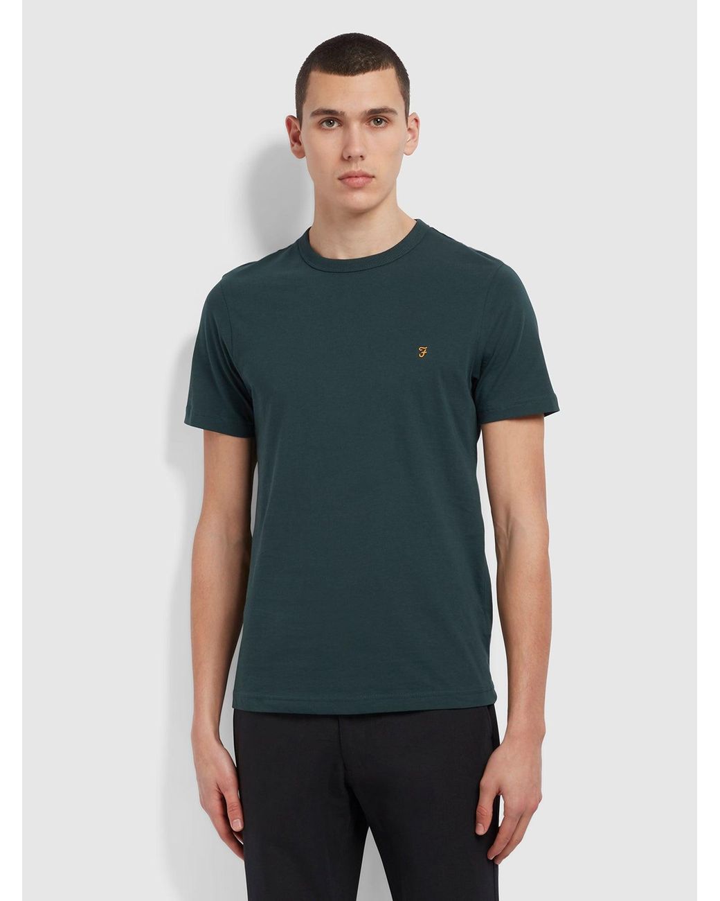 Farah Green Danny T-Shirt for men