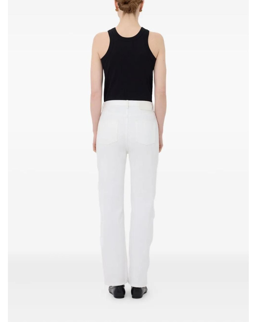 Loulou de Saison White Jude Lds Jeans