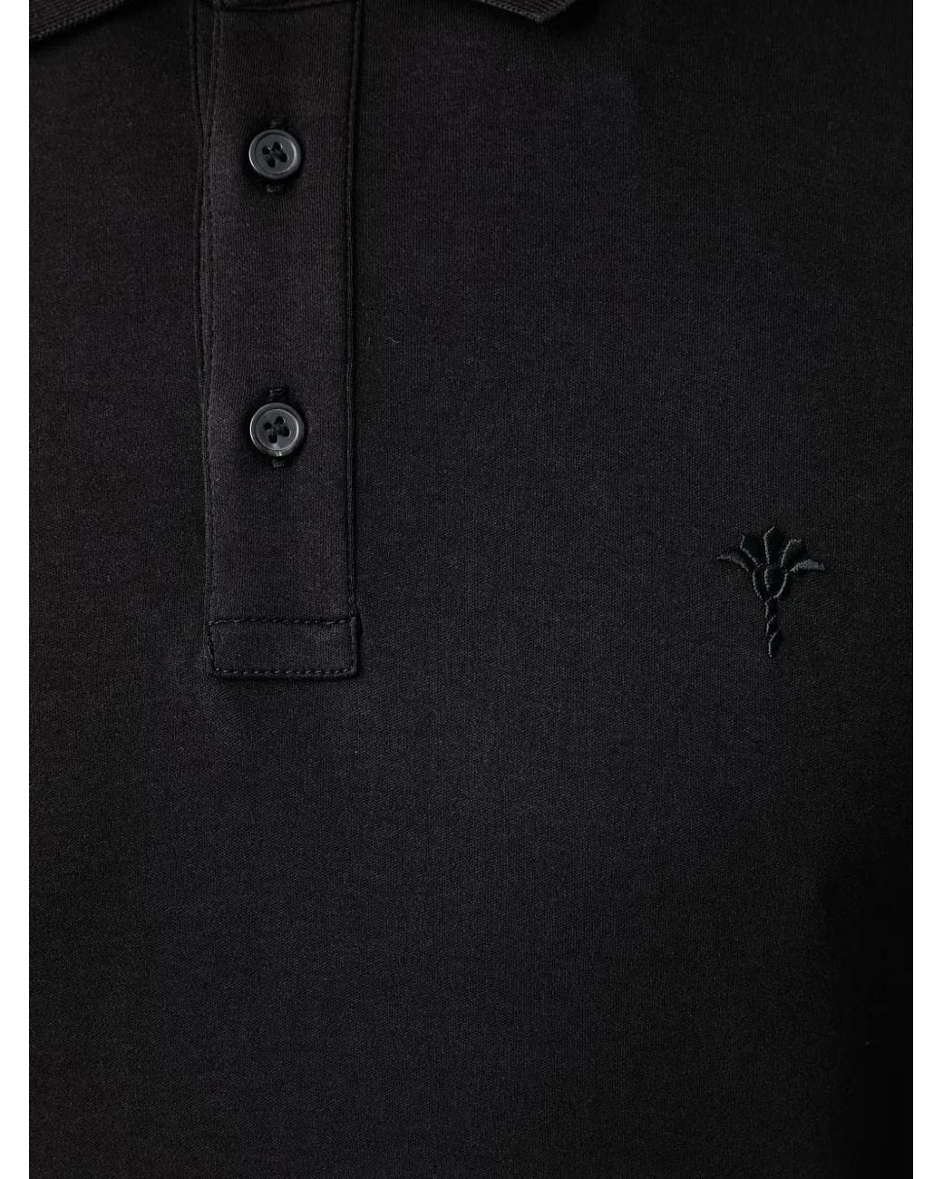 Joop! Black Perolo Long-Sleeve Cotton Polo Shirt for men