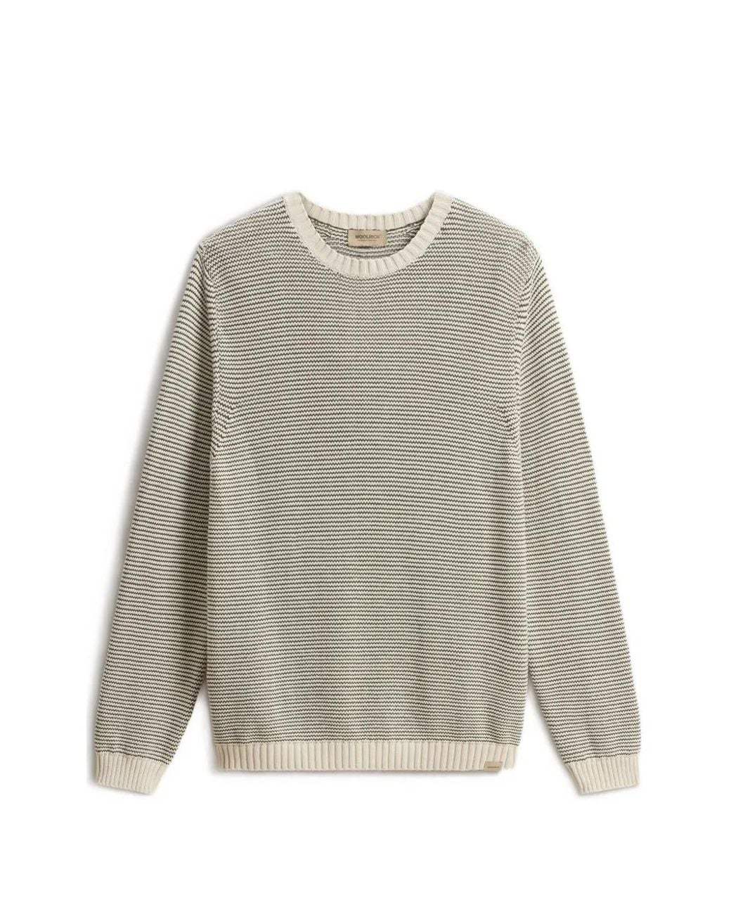 Woolrich Gestreifter Pullover in Gray für Herren
