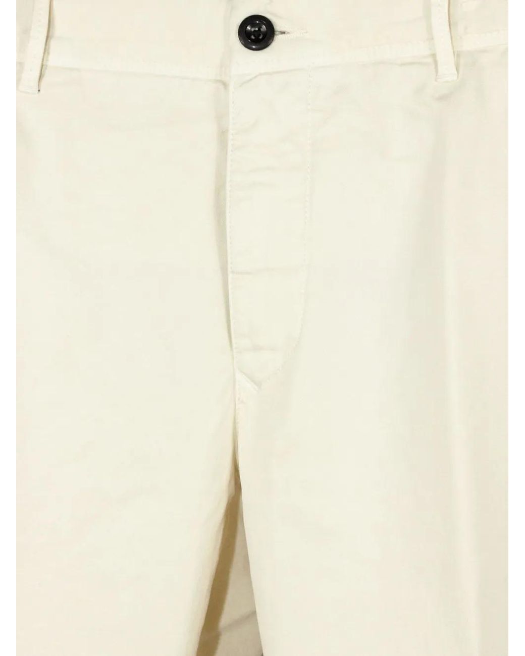 Incotex White Slim-Fit Tailored Trousers for men
