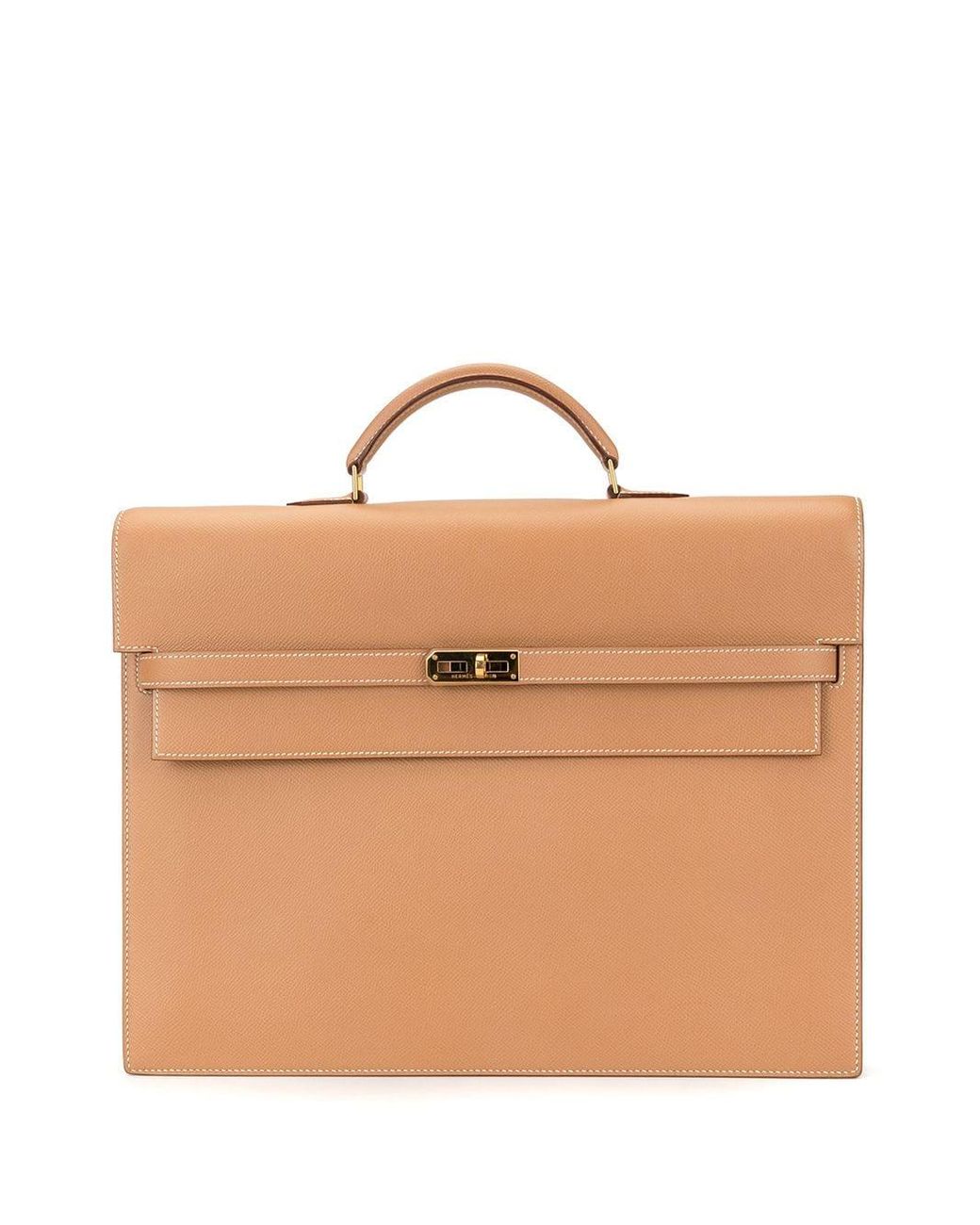 Hermès Pre-Owned Kelly Depeche 38 Briefcase in Brown