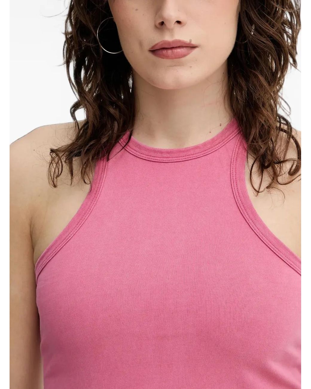 Samsøe & Samsøe Red Racerback Tank Top