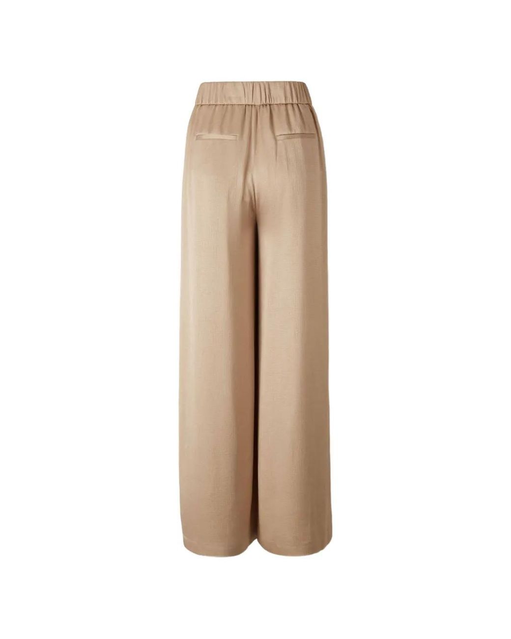 Peserico Brown Elasticated-Waistband Trousers
