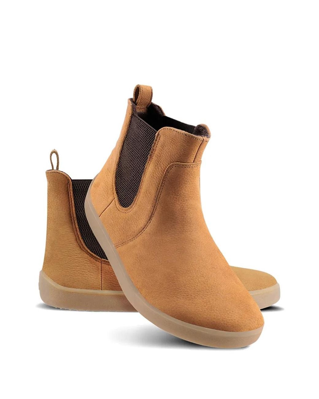 Be Lenka Brown Entice Neo Elasticated-Sides Pull-Tab Boots