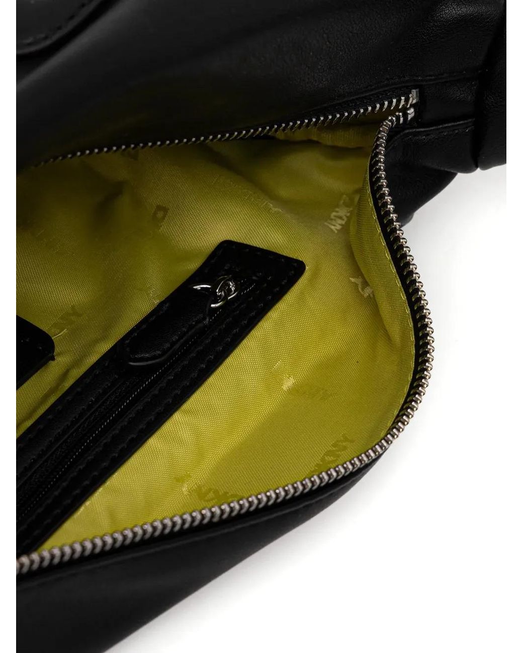 DKNY Black Embossed-Number Shoulder Bag