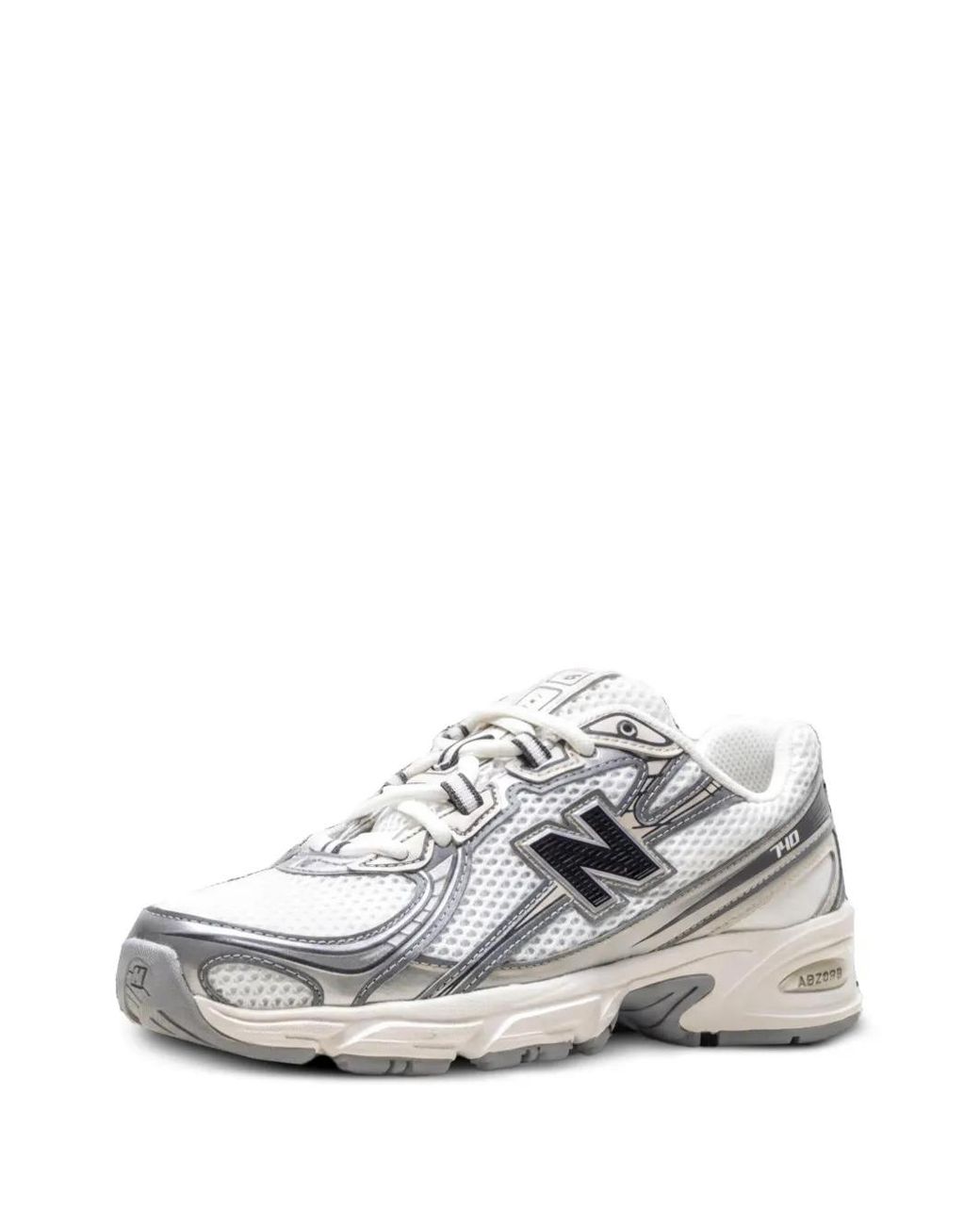 New Balance White 740 Mesh Sneakers for men