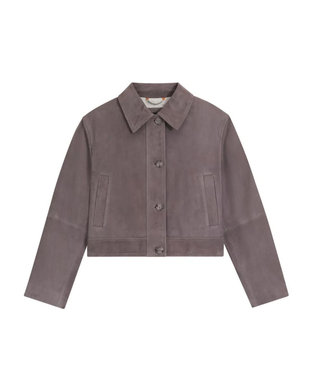 Boss Brown Veste Sadela À Coupe Crop