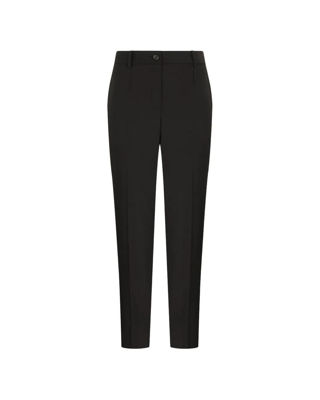 Dolce & Gabbana Blue Slim-Cut Tailored Trousers