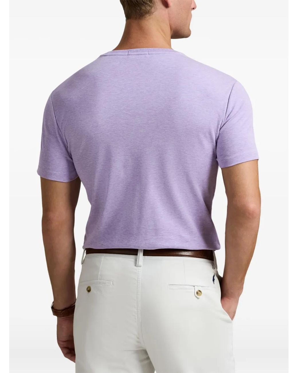 Polo Ralph Lauren Purple Short-Sleeve Pima Cotton T-Shirt for men