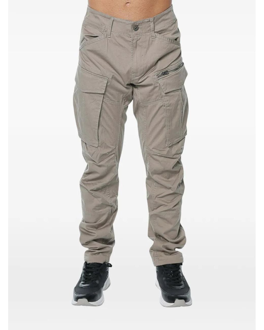 G-Star Gray Rovic Cargo Pants for men